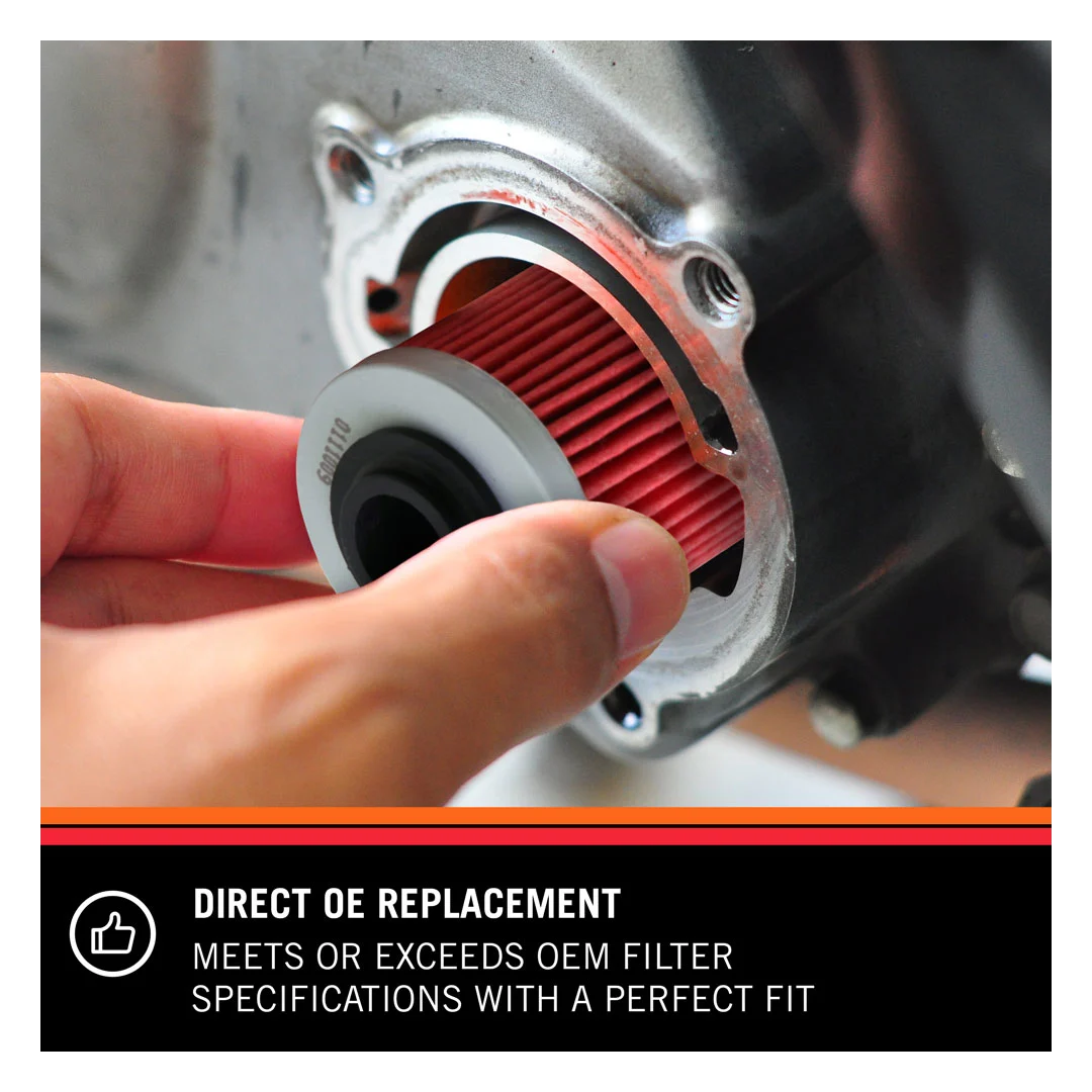Filtro Carburante Per Moto K N & PF-2300 – Compatibile Con Vari Modelli, Diametro 76mm, Lunghezza 177mm - 3
