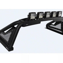 Cargar imagen en el visor de la galería, Barra Antivuelco Go Rhino 2.0 Negro Con Actuador y 4 Luces Pickup Full Size