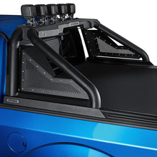 Cargar imagen en el visor de la galería, Barra Antivuelco Go Rhino 2.0 Negro Con Actuador y 4 Luces Pickup Full Size