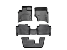 Cargar imagen en el visor de la galería, Alfombra WeatherTech Bandeja FloorLiner 1 2 y 3era fila para Audi Q7 2007-2015 en color negro - Pro Performance