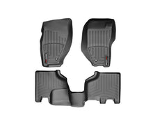Cargar imagen en el visor de la galería, Alfombra WeatherTech para Jeep Liberty 2008-12 Kit con FloorLiner 1ra y 2da fila en color negro - Pro Performance