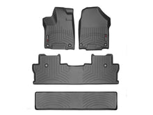 Cargar imagen en el visor de la galería, Alfombra WeatherTech para Honda Ridgeline 2017+ Kit con Bandeja FloorLiner 1ra 2da y 3ra fila en color negro - Pro Performance