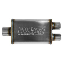 Cargar imagen en el visor de la galería, 72198 Muffler Flowmaster FlowFx Rectangular Central 3 pulgadas-Doble 2.5 pulgadas (Reversible) - Pro Performance