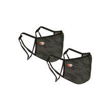 Cargar imagen en el visor de la galería, Mascarilla KN ajustable y lavable. Colores: Negro gris y camuflada.