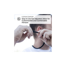 Cargar imagen en el visor de la galería, Mascarilla KN ajustable y lavable. Colores: Negro gris y camuflada.