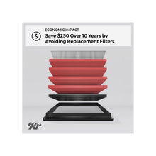 Cargar imagen en el visor de la galería, 33-2472 Filtro de aire de motor K&N para Hyundai Accent 2012 Kia Rio 1.4L