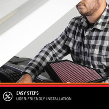 Cargar imagen en el visor de la galería, 33-3130 Filtro de aire de motor K&N para Suzuki Swift V Sport 1.4L Turbo 2017-2020