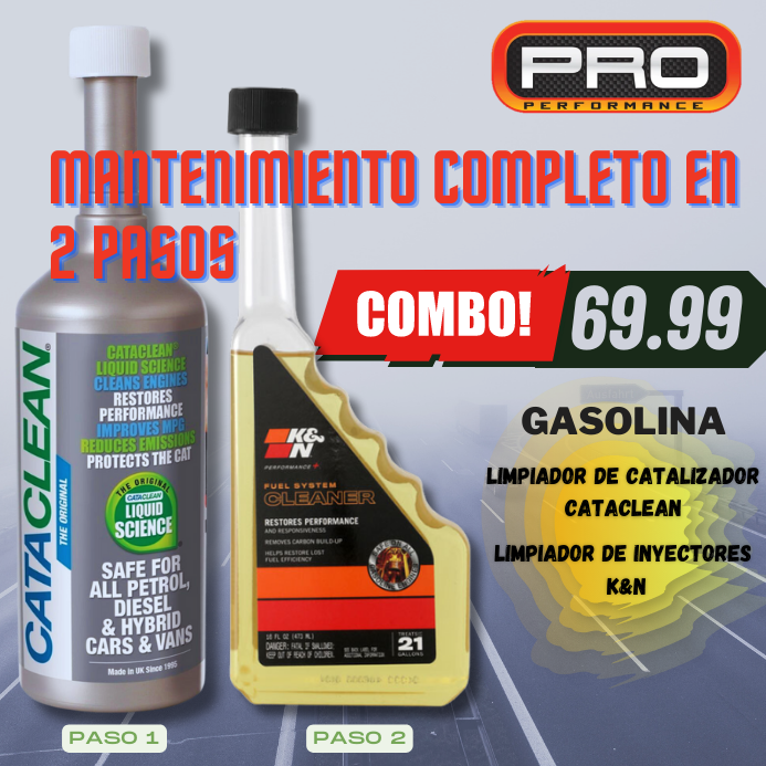 Combo Cataclean & Limpia Inyectores K&N