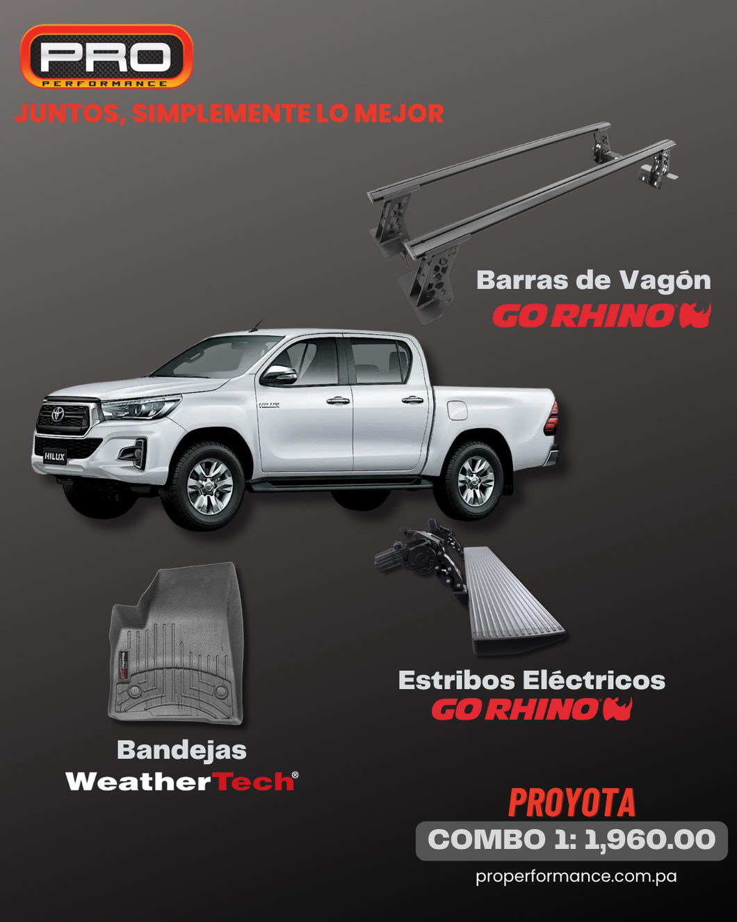 Accesorios para Toyota Hilux Combo 1