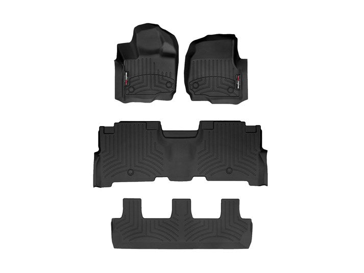 Alfombra WeatherTech FloorLiner para Ford Expedition 2021 en adelante en color negro.