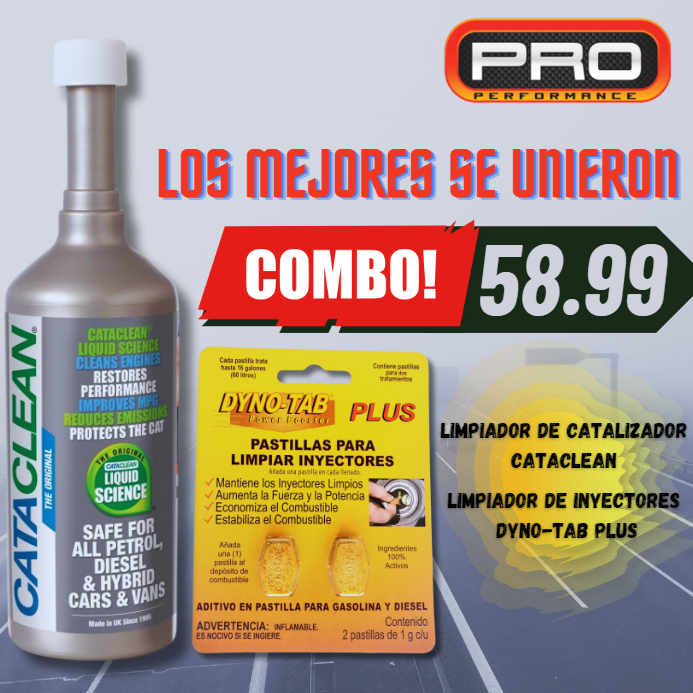 Combo Cataclean & Dyno-Tab Plus
