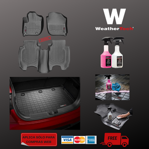 Juego completo WeatherTech para Honda HR-V + Kit de limpieza