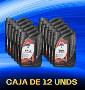 Combo con 12 Unds Lubricante Full Sintético Marca Unil Opal Viscosidad 5W40