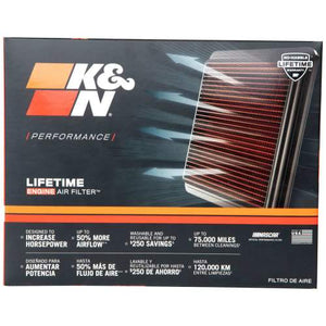 Filtro de aire de motor K&N para Honda City 1.5L 2014-2019