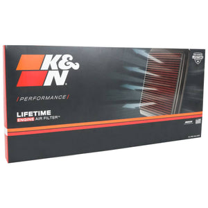 33-2857 Filtro de aire de motor K&N para Volkswagen Toureg 02-19 Cayenne 02-18  Range Rover 06-09  Audi Q7 2006-15