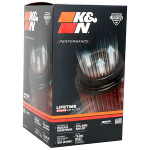 E-9251 Filtro de aire de motor K&N para Nissan Frontier 2.5L - L4; 1998-2005 Motores: Yd25 y D22