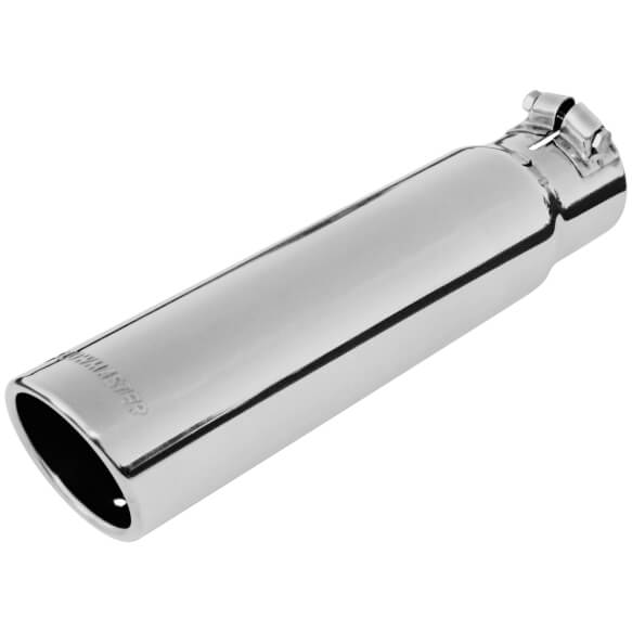 Cola Flowmaster en acero inoxidable pulido 2.5x12x3 pulg