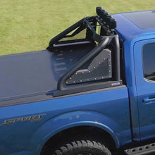 Cargar imagen en el visor de la galería, Barra Antivuelco Go Rhino 2.0 Negro Con Actuador y 4 Luces Pickup Medianas
