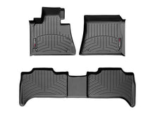Cargar imagen en el visor de la galería, Alfombra WeatherTech Bandeja FloorLiner 1 y 2 fila para BMW X5 2001-2006 en color negro
