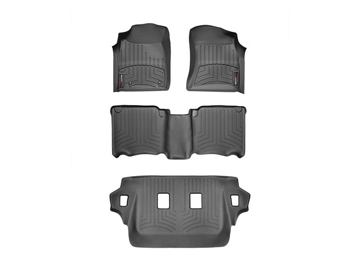 Alfombra WeatherTech para Toyota Fortuner 2012-2015. Incluye: Kit con FloorLiner en color negro.