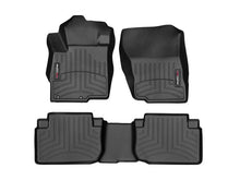 Cargar imagen en el visor de la galería, Alfombra WeatherTech Bandeja FloorLiner 1 y 2 fila para Mitsubishi  Eclipse Cross 2018 en adelante en color negro
