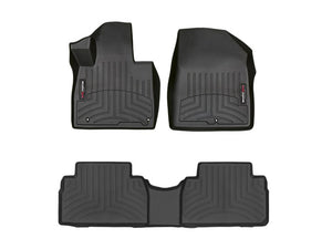 Alfombra WeatherTech Bandeja FloorLiner 1 y 2 fila para Hyundai Santa Fe 2019 en color negro