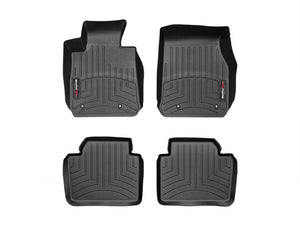 Alfombra WeatherTech Bandeja FloorLiner para BMW serie 3 color negro  2012-2018