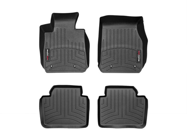 Alfombra WeatherTech Bandeja FloorLiner para BMW serie 3 color negro  2012-2018