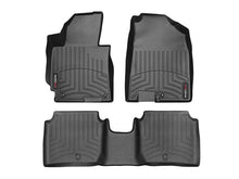 Cargar imagen en el visor de la galería, Alfombra WeatherTech Bandeja FloorLiner 1 y 2 fila para Kia Cerato (Forte) 2014-2018 en color negro
