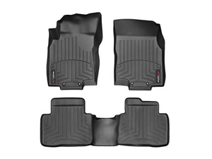 Alfombra WeatherTech para Nissan X-Trail 2014 en adelante. Incluye: Kit con FloorLiner 1ra y 2da fila en color negro.