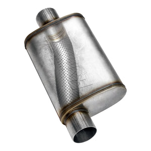 72288 Muffler Flowmaster FlowFx Rectangular Largo Central 3 pulgadas-Doble 2.5 pulgadas (Reversible)