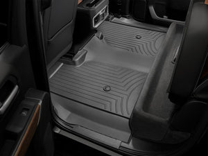 Alfombra WeatherTech Bandeja FloorLiner 1 y 2 fila para Chevrolet Silverado 1500/2500 / GMC Sierra 2019 en adelante color negro