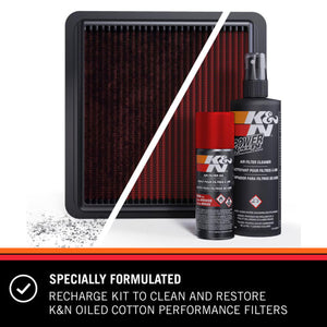 Kit de Limpieza K&N para Filtro de aire de motor en aerosol. (ver combos)