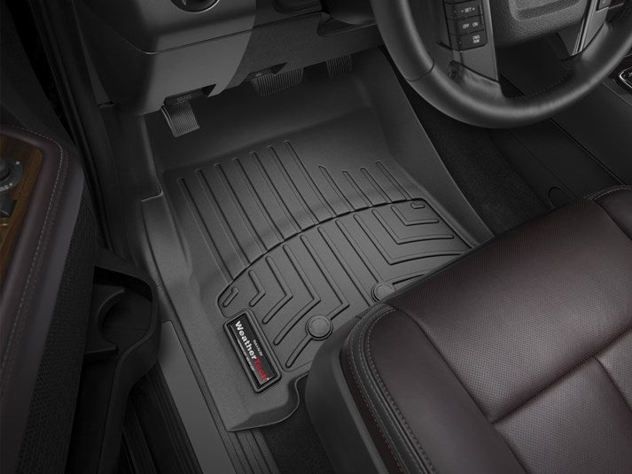 Alfombra WeatherTech bandeja floorliner para Lincoln Navigator / Ford Expedition EL 2011-2017 en color negro