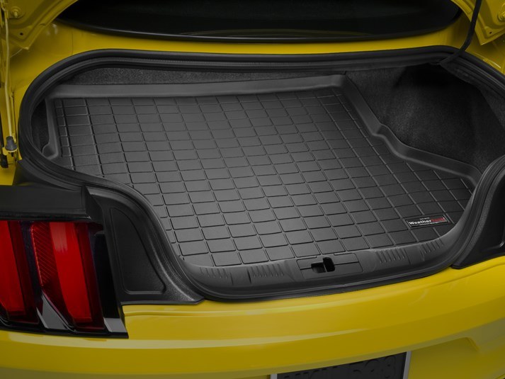Alfombra WeatherTech para Ford Mustang año 2015 en Adelante. Cargo Liner para el baúl en color negro.