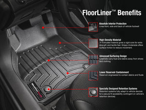Alfombra WeatherTech FloorLiner Bandeja para Toyota Tundra CrewMax 2014 en adelante
