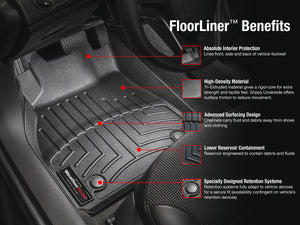 Alfombra WeatherTech Bandeja FloorLiner para Toyota 4Runner y Lexus GX 460 2013 en adelante.