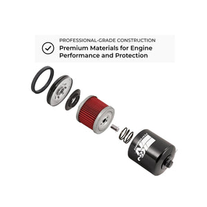 KN-116 Filtro Aceite K&N para Moto Honda CRF, Polaris, Husqvarna TXC, HM Moto 2002-2021