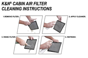 Kit de Limpieza K&N para Filtro de aire de cabina