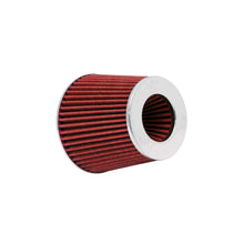 Cargar imagen en el visor de la galería, RG-1001RD Filtro corto de aire K&amp;N universal tipo hongo adaptable a 3 3.5 y 4 Largo: 5.5 pulgadas

