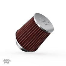 Cargar imagen en el visor de la galería, RG-1003RD Filtro de aire K&amp;N universal tipo hongo adaptable a 2.25 2.5 y 2.75 Largo: 4 pulgadas
