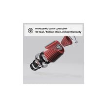 Cargar imagen en el visor de la galería, RG-1003RD Filtro de aire K&amp;N universal tipo hongo adaptable a 2.25 2.5 y 2.75 Largo: 4 pulgadas
