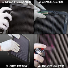 Cargar imagen en el visor de la galería, Kit de Limpieza K&amp;N para Filtro de aire de motor en aerosol. (ver combos)
