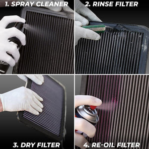 Kit de Limpieza K&N para Filtro de aire de motor en aerosol. (ver combos)