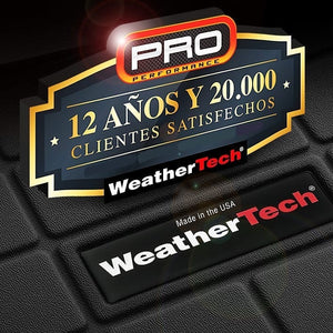 Alfombra WeatherTech Bandeja FloorLiner primera fila para Ford Explorer 2011-14  en color negro.