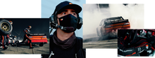 Cargar imagen en el visor de la galería, Mascarilla KN ajustable y lavable. Colores: Negro gris y camuflada.
